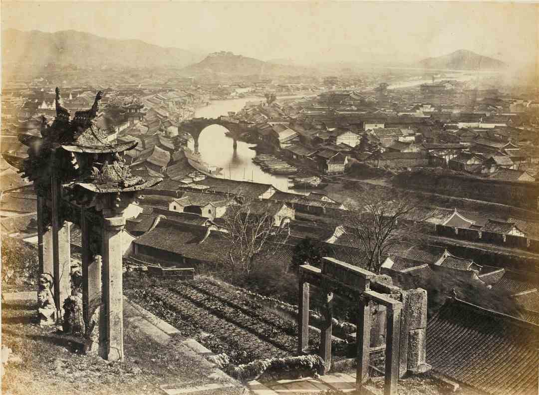 19世纪末的宁波全景